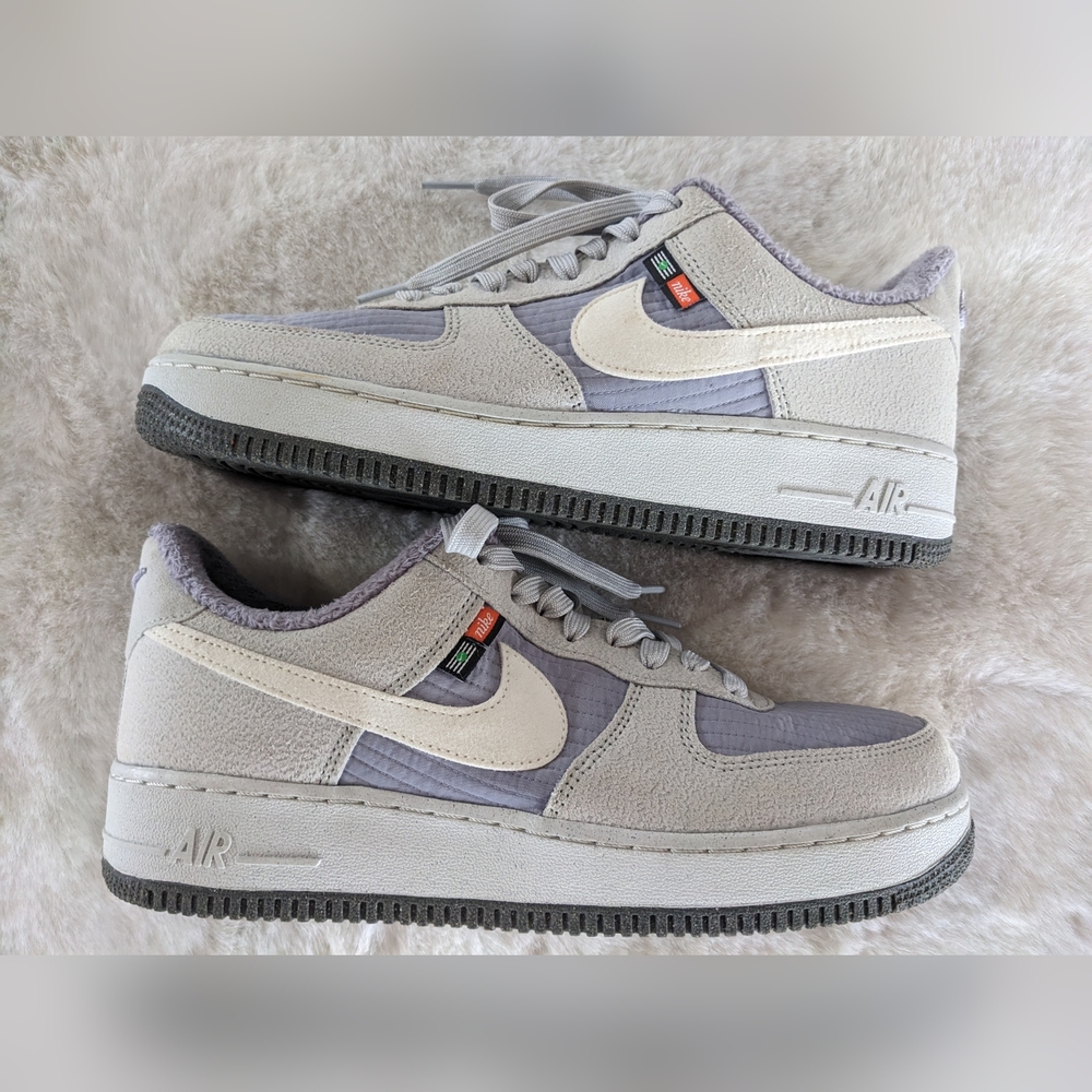 Nike Air Force One toasty color gray fog sail men's size 9